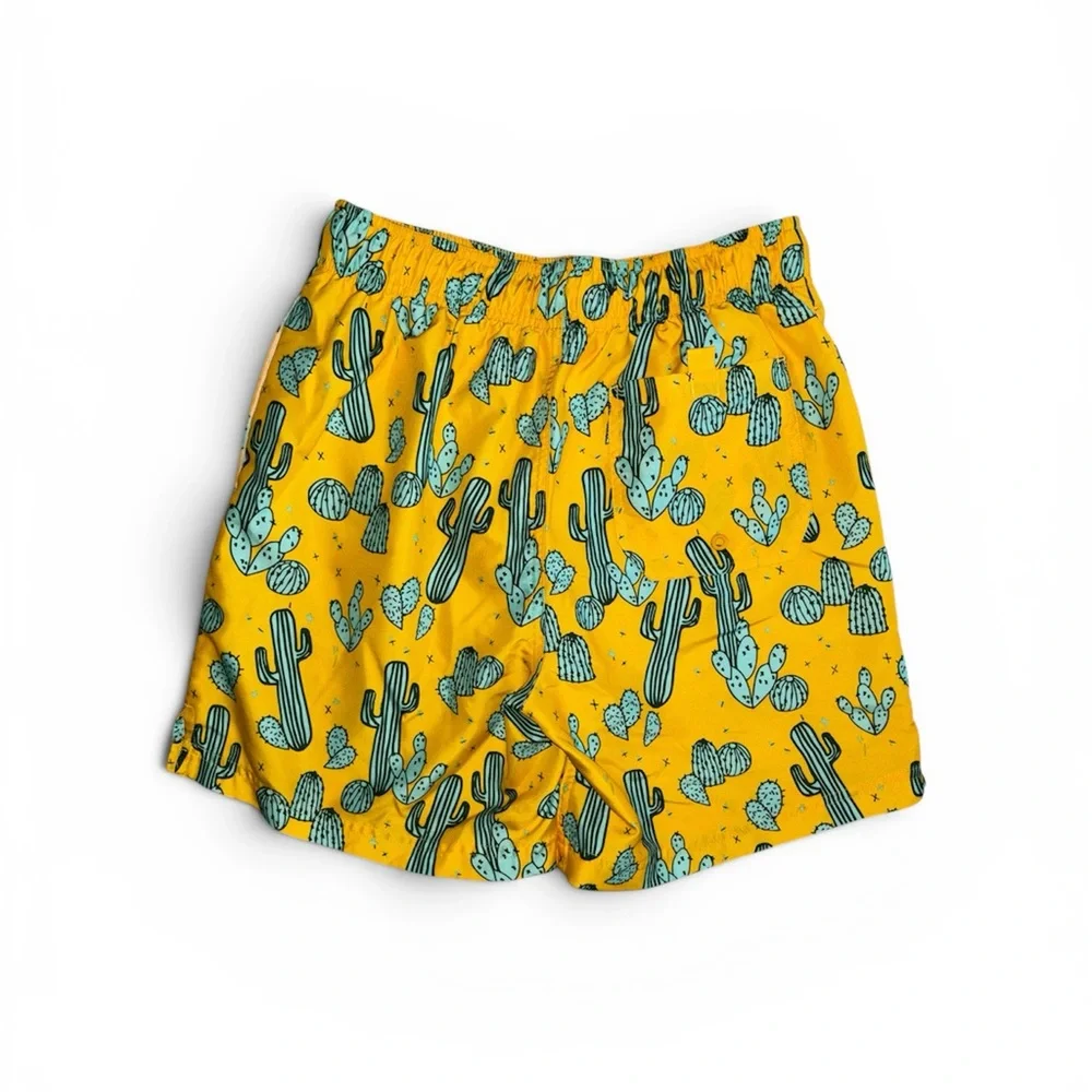 George Yellow Cactus-Print Men's Swimsuit